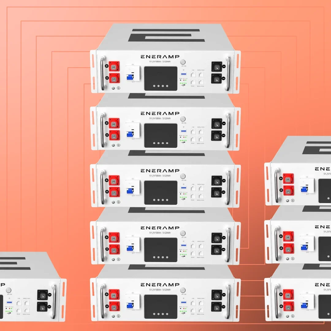 Graphic showing three stacks of batteries. One stack has one battery, one has three, and one has five.