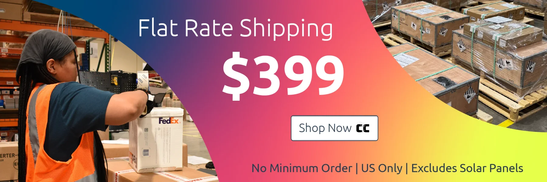 Click the banner to shop now.