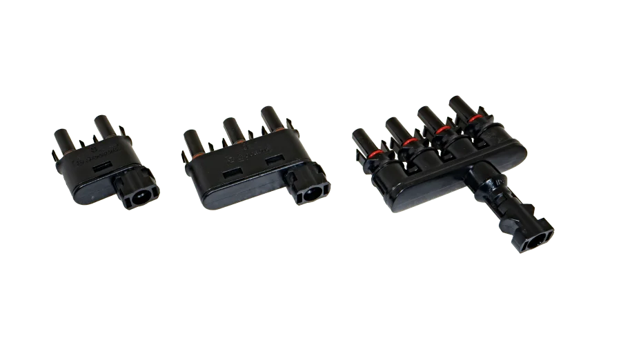MC-4 T-Branch Connectors