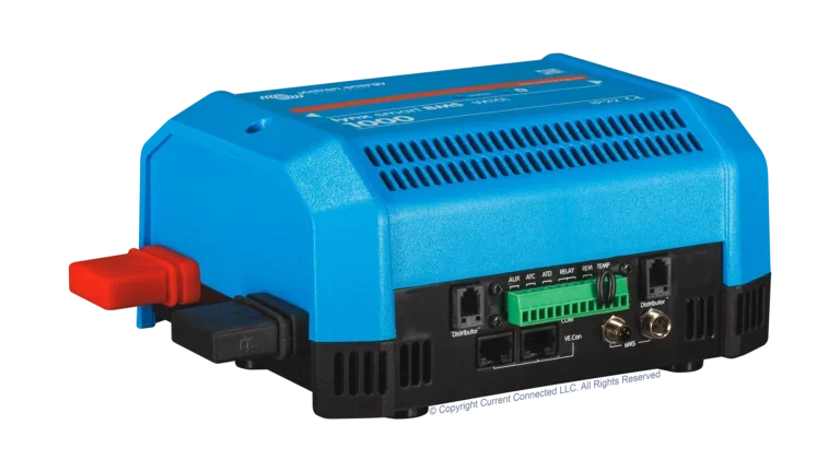 High quality photo of the Victron - LYN034170310 - Lynx BMS 1000 NG (M10) - Angled Left View. Photographed by Current Connected