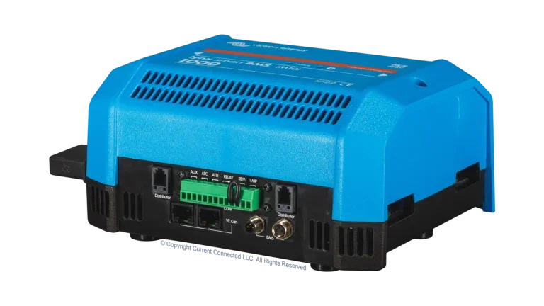 High quality photo of the Victron - LYN034170310 - Lynx BMS 1000 NG (M10) - Angled Right View. Photographed by Current Connected