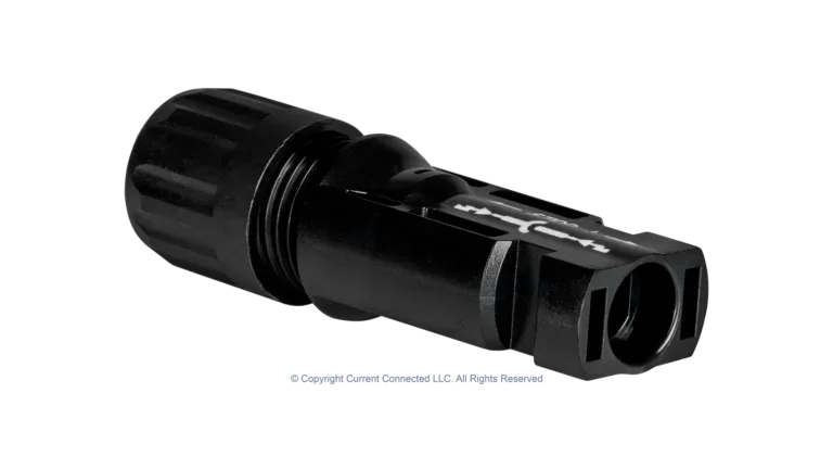 High quality photo of the Staubli - KITMC4-5PK - MC4 Connectors 5 Pack - Socket Connector Angle View photographed by Current Connected