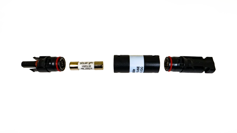 Solar Inline Fuses Taken Apart