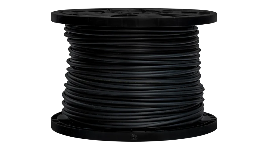 10 AWG Solar PV Cable, Bulk 500Ft Spool of 103 Strand Red or Black XLP PV Wire, RHW-2 and USE-2 Applications