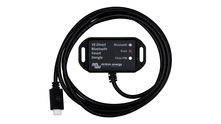 High quality photo of the Victron - VE.Direct Bluetooth Smart Dongle - Top View. Photographed by Current Connected