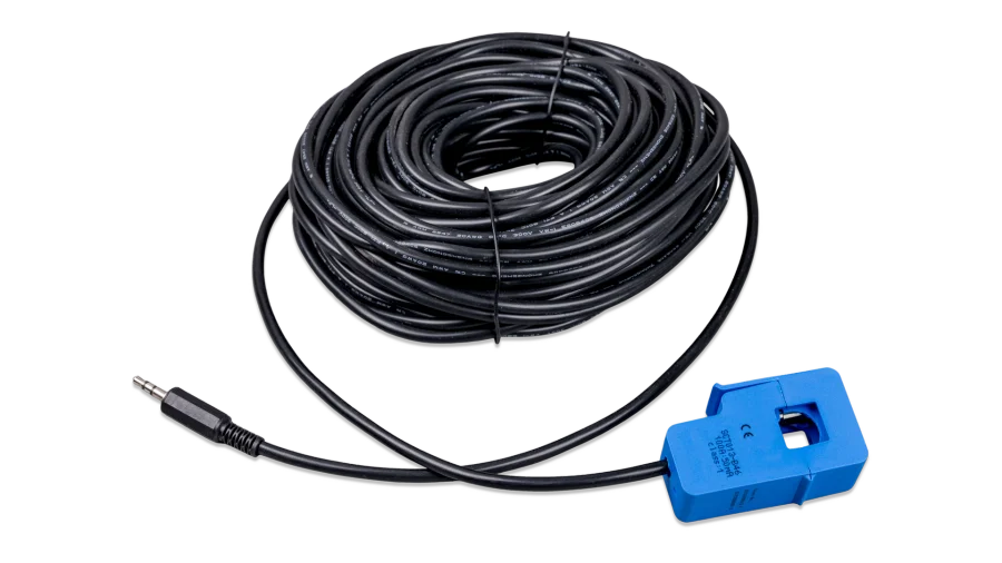 High quality photo of the Victron - CTR110002050 - Current Transformer for MultiPlus-II Plugs - Side View. Photographed by Current Connected