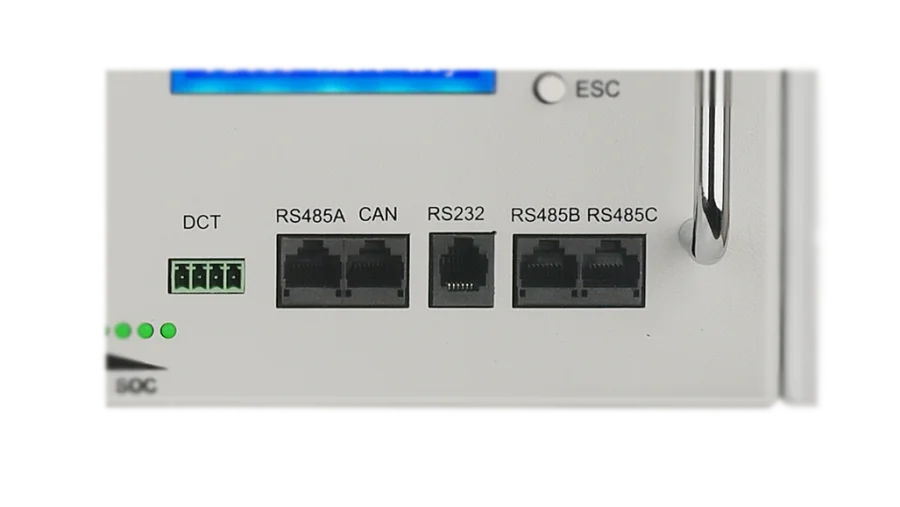 SOK 48V Server Rack Battery Communication Ports
