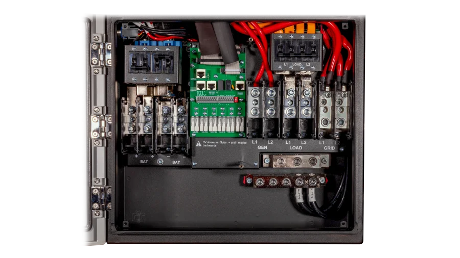 Sol-Ark 15k Hybrid Inverter internal view