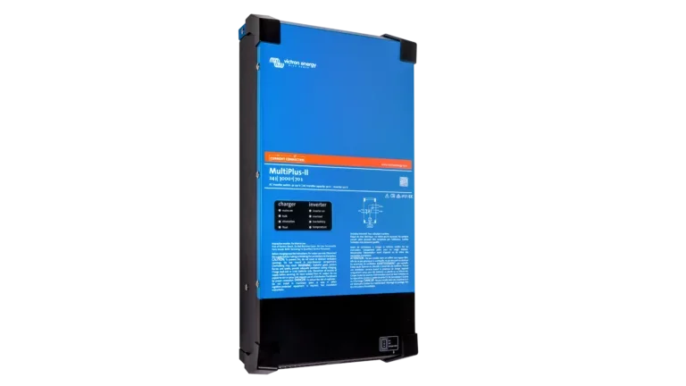 Victron Energy 24V MultiPlus-II 3kVA 2x120V Inverter 70A Charger. This is a Left view display of the inverter by Victron Energy with no background.