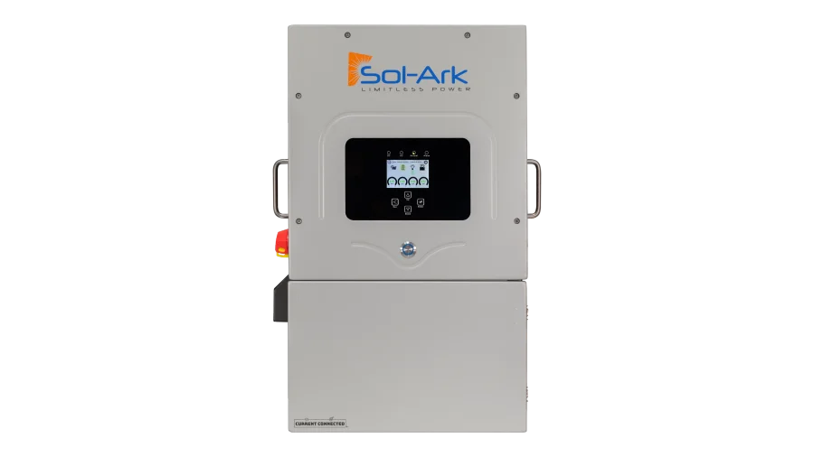 Sol-Ark 12K-2P 48V 9kW All-in-One Hybrid Inverter, 12kW PV Input, IP65 Split-Phase Inverter, UL 1741 & UL 9540