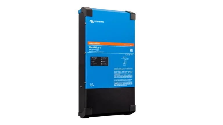 Victron Energy 48V MultiPlus-II 3kVA 120V Inverter 35A Charger - UL1741. This is a Left view display of the inverter by Victron Energy with no background.