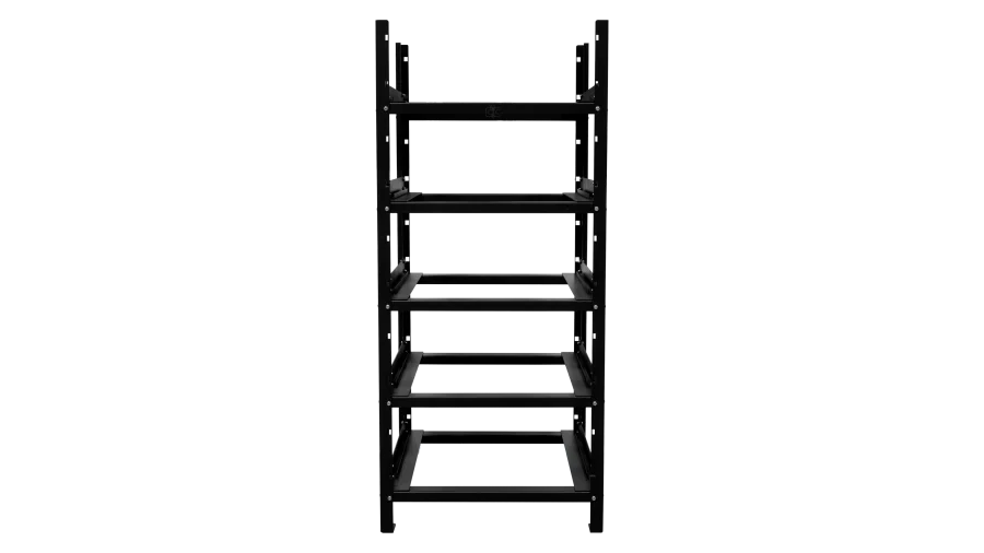 Eneramp 48V Battery Rack Assembled without Batteries - Front