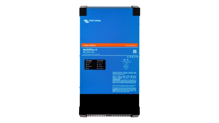 Victron Energy 48V MultiPlus-II 3kVA 120V Inverter 35A Charger. This is a Front view display of the inverter by Victron Energy with no background.
