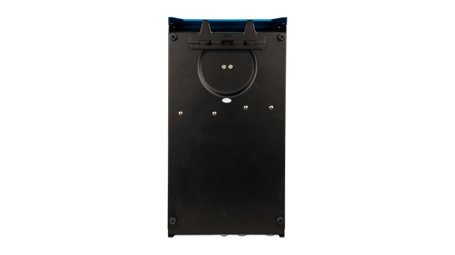 Victron Energy 12V Quattro-II 3kVA 2x120V Inverter 120A Charger. This is a Back View display of the inverter by Victron Energy with no background.