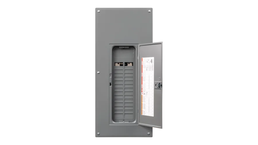 Square D Homeline 30-Space 225A Electrical Panel, Main Panel for Residential or Off-Grid Homes, Works with 200A Service