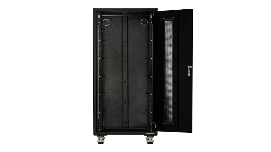 EG4 6-Slot Enclosed Battery Rack for Server Rack Batteries, Welded & Pre-Assembled Battery Storage