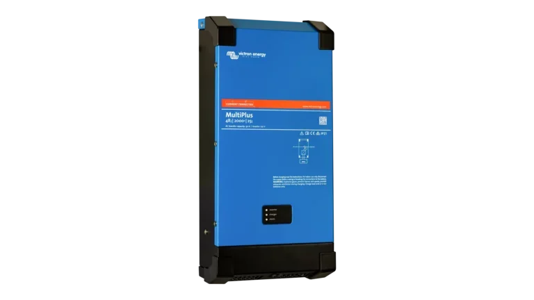 Victron Energy 48V MultiPlus 2kVA 120V Inverter 25A Charger. This is a Left view display of the inverter by Victron Energy with no background.