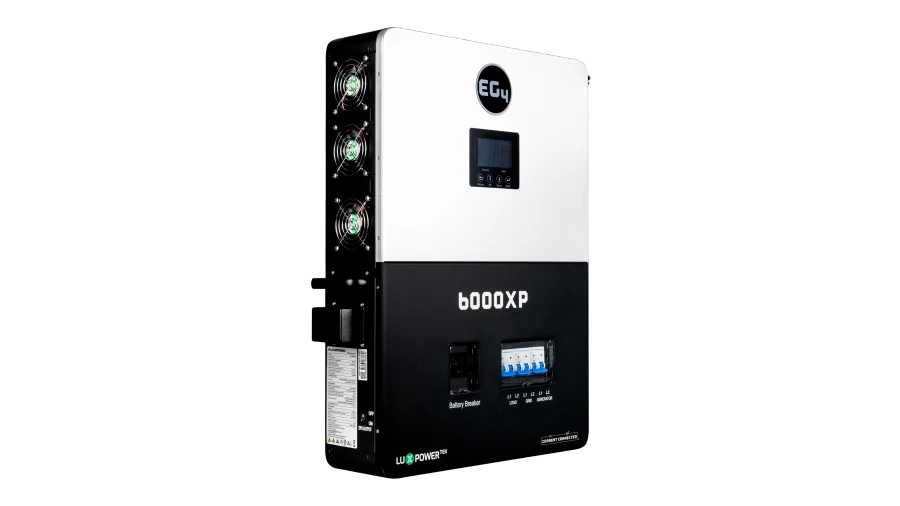 EG4 6000XP 48V 6kW Off-Grid All-in-One Inverter/Charger, 6kW Split-Phase AC Output, 8kW Solar Input, UL 1741 & UL 9540 Solar Inverter