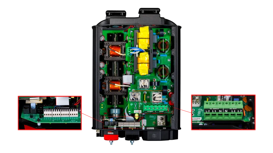 MidNite Solar Rosie 7048 48V 7kW Inverter 120A Charger, High Surge UL 458 Mobile and UL 1741 Residential Inverter-Charger