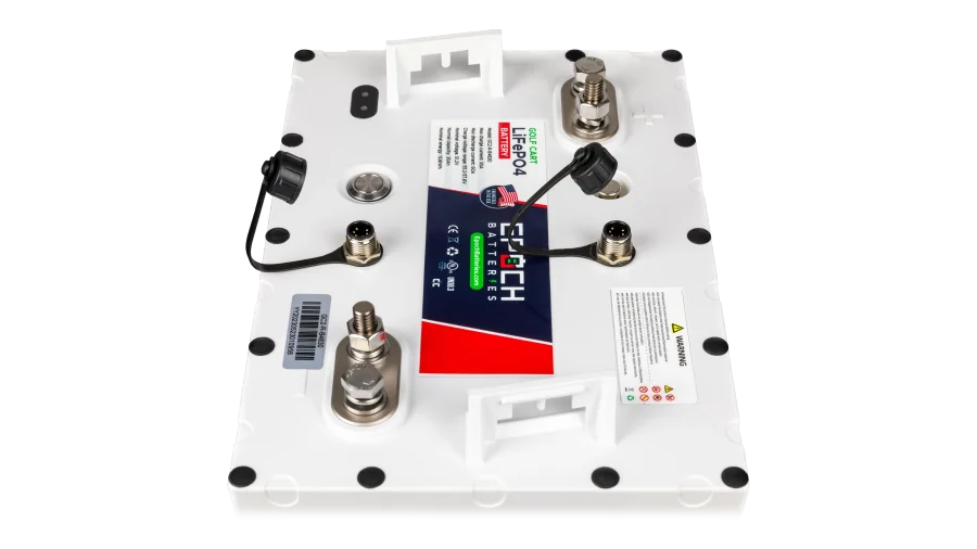 Epoch GC2 Series 48V 30Ah 1.54kWh LiFePO4 Battery, Group GC2 IP67 Lithium Battery for Boats, RVs, and Golf Carts