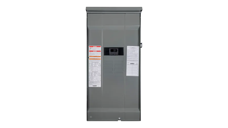 Square D Homeline 8-Space 200A Electrical Panel - Feed Through Main Breaker