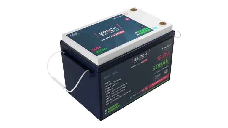 Epoch 12V 300Ah Heated & Bluetooth LiFePO4 Battery - Epoch Essentials