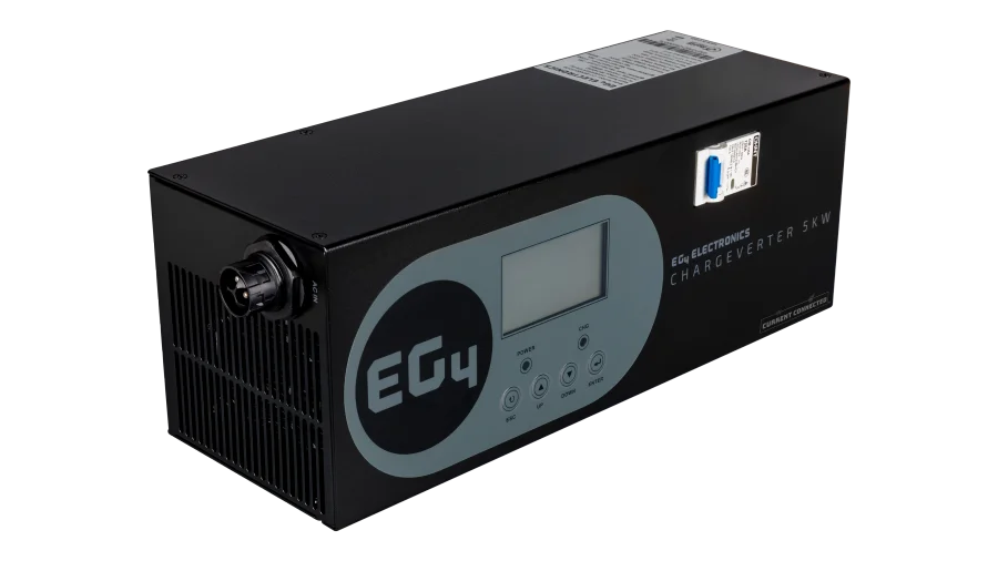 EG4 Electronics Chargeverter-GC 48V 100A Battery Charger for LiFePO4 Batteries, 240V or 120V Input with AGS and Built-in Breaker
