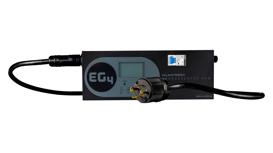 EG4 Electronics Chargeverter-GC 48V 100A Battery Charger for LiFePO4 Batteries, 240V or 120V Input with AGS and Built-in Breaker