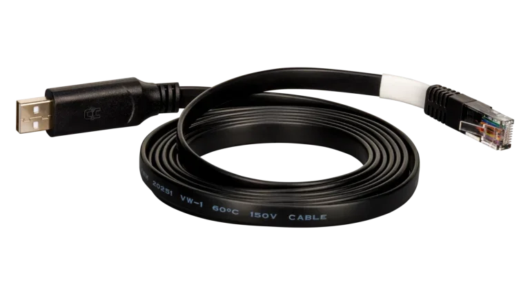 High quality photo of the EG4 - EG4SPRS485RWCLPLL - USB Read/Write Cable - Front View. Photographed by Current Connected