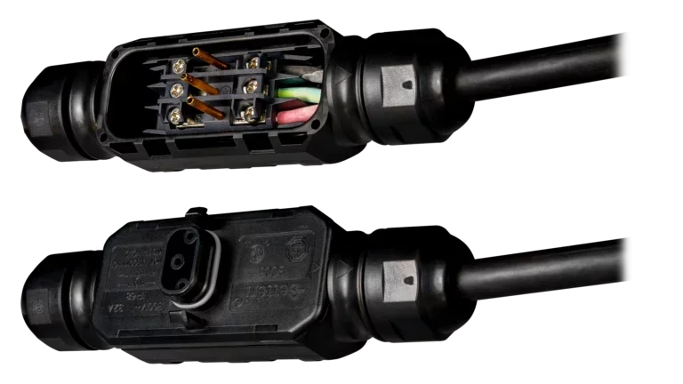 High quality photo of the Aptos - 1504027 - AC Trunk Cable 12G AC TRUNK CABLE - 4.4M SPACING - Side by Side View. Photographed by Current Connected