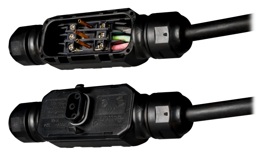 High quality photo of the Aptos - 1504027 - AC Trunk Cable 12G AC TRUNK CABLE - 4.4M SPACING - Side by Side View. Photographed by Current Connected