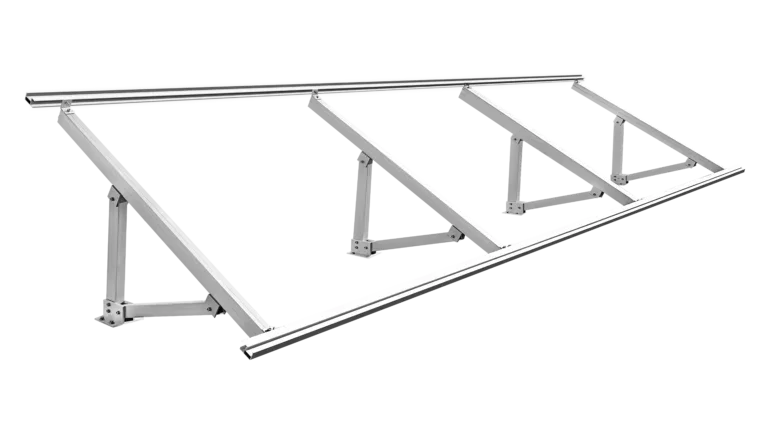 EG4 BrightMount Solar Panel Ground Mount Rack Kit - 4 Panel Ground Mount - Adjustable Angle