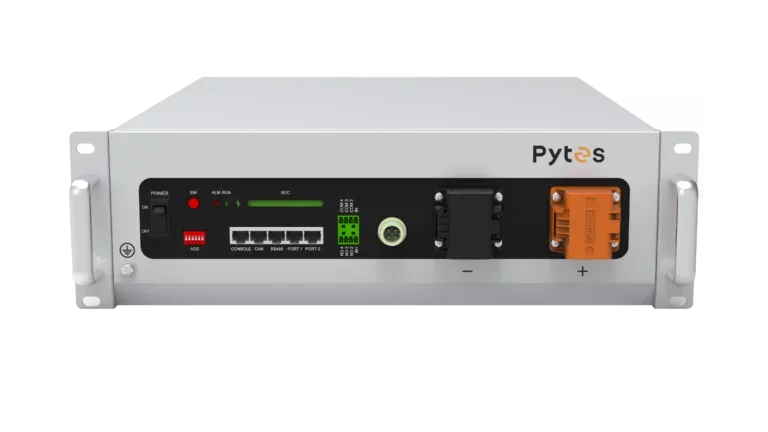 Pytes V5 48V 100Ah 5.12kWh LiFePO4 Server Rack Battery, Heated UL 9540 Lithium Battery For ESS Systems