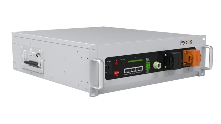 Pytes V5 48V 100Ah 5.12kWh LiFePO4 Server Rack Battery, Heated UL 9540 Lithium Battery For ESS Systems