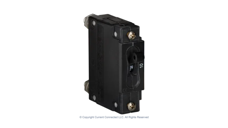 High quality photo of the Midnite Solar - MNEDC10 - 150VDC 120Vac Non-Polarized Panel Mount Breakers 10A. Photographed by Current Connected.
