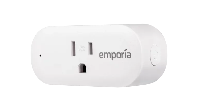 Emporia Smart Plug for Real Time Monitoring Electricity Use, Wall Plug Style, Measures Appliance Power Consumption