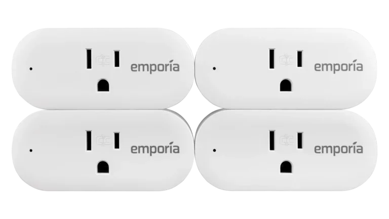 Emporia Smart Plug for Real Time Monitoring Electricity Use, Wall Plug Style, Measures Appliance Power Consumption