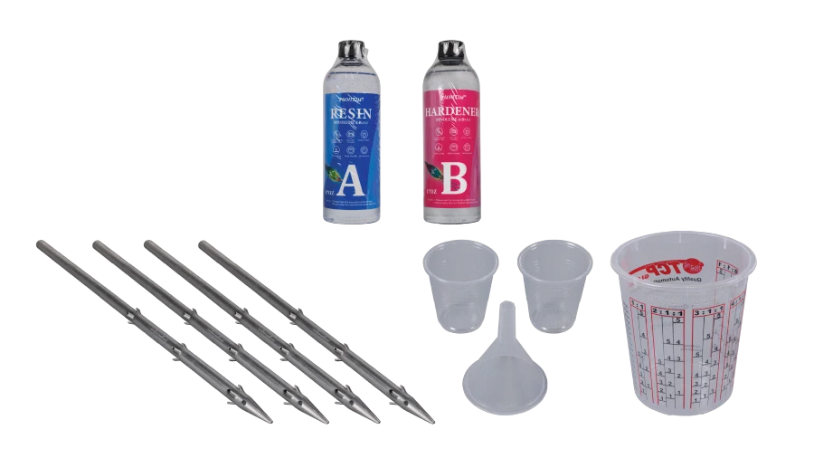 IntegraRack IR AnchorSpike Mounting Kit, Epoxy and Hollow Spike Kit for Securing IntegraRack IR Series Solar Panel Frames