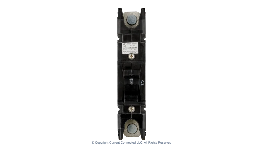 High quality photo of the Midnite Solar - MNEDC175 - MNEDC 175A Breaker - Front View. Photographed by Current Connected