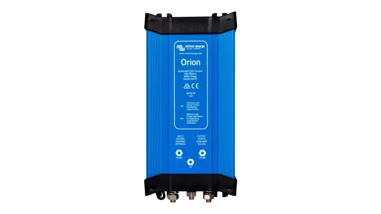 High quality photo of the Victron - ORI241270020 - Orion IP67 2412 70A Converter 30-30 - Top View. Photographed by Current Connected