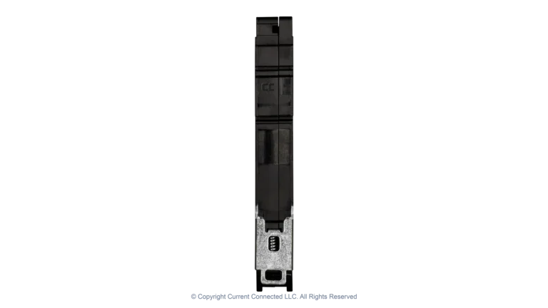 High quality photo of the Midnite Solar - MNEPV20-300-1PP - MidNite Solar MNEPV 300Vdc Din-Rail Mount Polarized Breakers 20A - Back View. Photographed by Current Connected