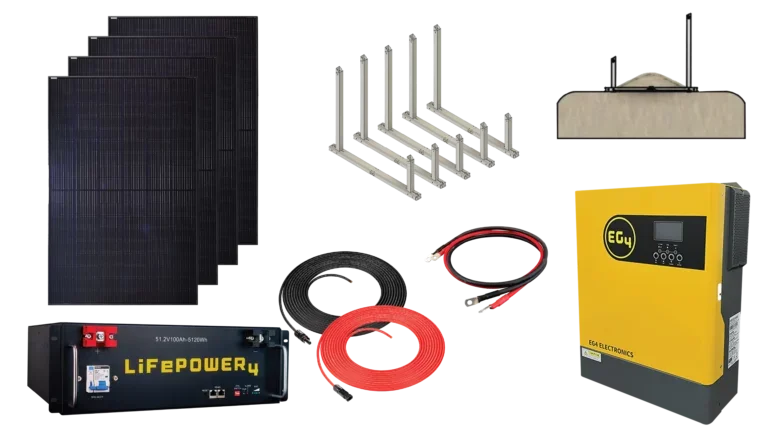 Complete EG4 Off-Grid TinyHome Solar Installation Kit