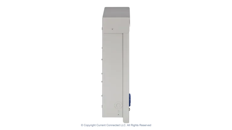 High quality photo of the Midnite Solar - MNTRANSITION - Transition Box - Side View. Photographed by Current Connected