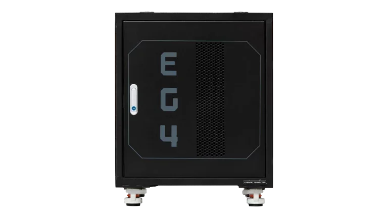 EG4 3-Slot Enclosed Battery Rack for Server Rack Batteries, Welded & Pre-Assembled Battery Storage