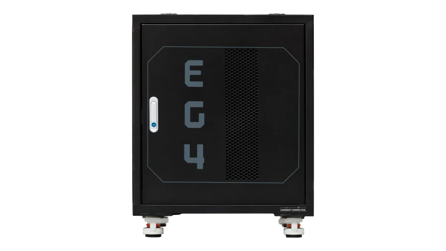 EG4 3-Slot Enclosed Battery Rack for Server Rack Batteries, Welded & Pre-Assembled Battery Storage
