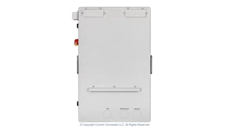 High quality photo of the EG4 - EG4MID2P200AV2.1 - GridBOSS Microgrid Interconnect Device (MID) - Back View. Photographed by Current Connected