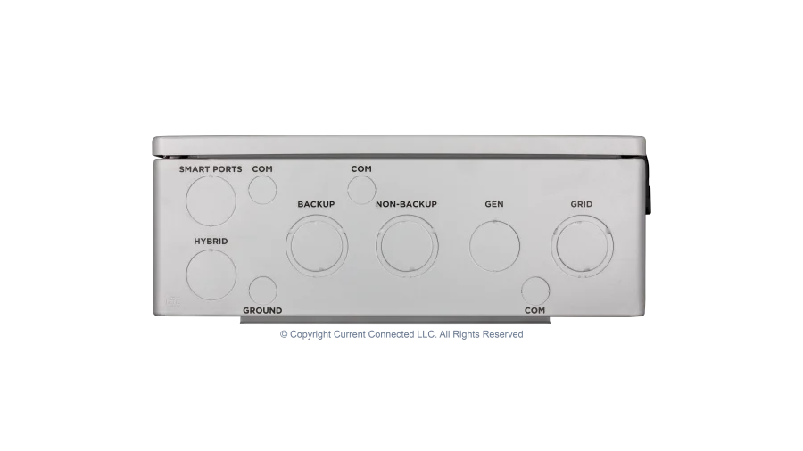 High quality photo of the EG4 - EG4MID2P200AV2.1 - GridBOSS Microgrid Interconnect Device (MID) - Bottom View. Photographed by Current Connected