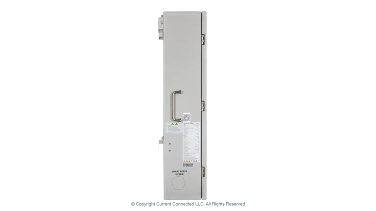 High quality photo of the EG4 - EG4MID2P200AV2.1 - GridBOSS Microgrid Interconnect Device (MID) - Left Side View. Photographed by Current Connected