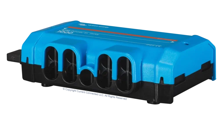 High quality photo of the Victron - LYN020102010 - Lynx Power In - Power Distribution System M10 - Angled Right View. Photographed by Current Connected
