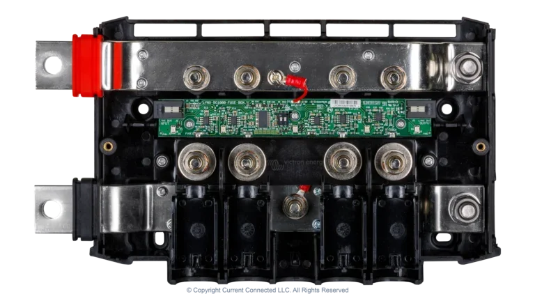 High quality photo of the Victron - LYN060102010 - Lynx Distributor - Power Distribution System M10 - Internal View. Photographed by Current Connected